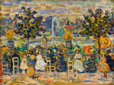 Im Luxemburger Garten von Maurice Brazil Prendergast